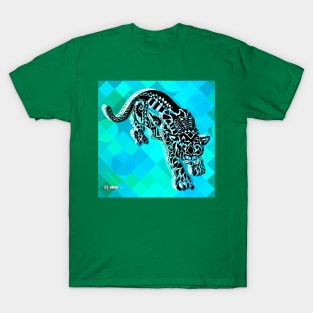 lagoon sky jaguar ecopop T-Shirt